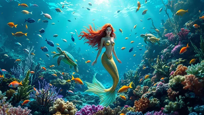 Arena tembak ikan dengan target laut dan meriam di layar